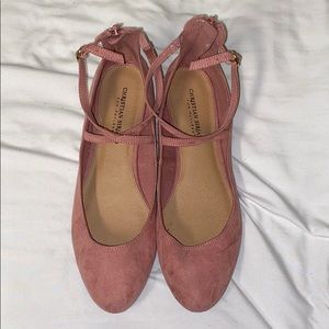 Pink Flats WORN ONCE